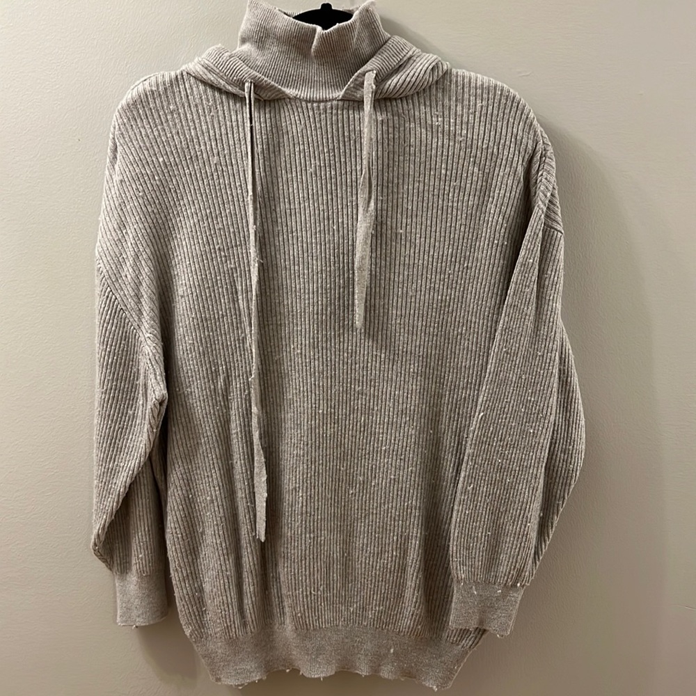 Zara Grey Hooded Sweater
